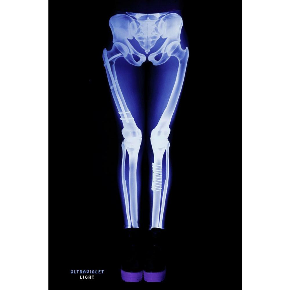 X線撮影 レギンス 蛍光レギンス ゴシック セクシープリント スカルレギンス X-Ray Leggings 1