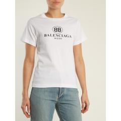バレンシアガ BALENCIAGA ロゴ プリント Tシャツ ホワイト 2