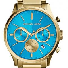 【ゴールドxターコイズ人気】Michael Kors MK5910ウォッチ腕時計 2