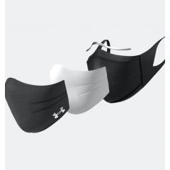 アンダーアーマー アスリートのために作られたパフォーマンスマスク(黒) 呼吸がしやすく快適なフィットでスポーツに最適 3