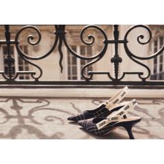 Christian Dior クリスチャンディオール J'ADIOR Slingback Black&White 6.5cm, 10cm 2