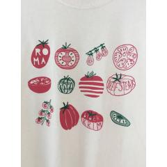 トマト Tシャツ 食べ物 ベジタブル ガーデン グラフィック ティー  5
